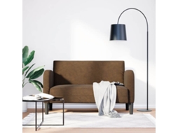 Vidaxl Sofá-luvas 110 Cm Couro Artificial Castanho