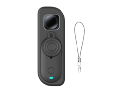 Capa De Silicone Protetora Para Insta360 Go3s ,com Tampa De Lente Inclusa Preto Panoona