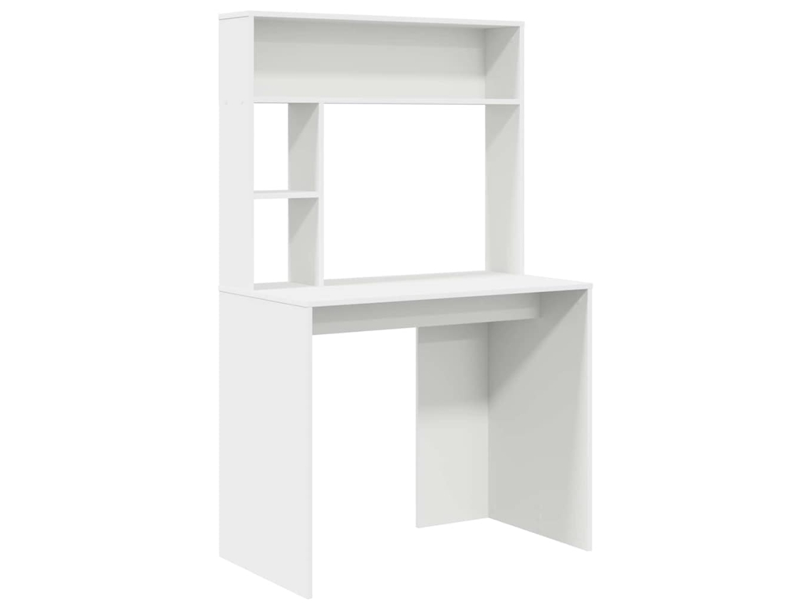 Conjunto 1 Mesa De Estudo Em Casa Vidaxl Branco Derivados De Madeira (91 X 50 X 149 Cm)