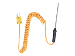 Sonda Termopar Tipo K Aço Inoxidável 304 3x80mm Sensor de Temperatura Portátil WRN 02B 0-600℃ YURU