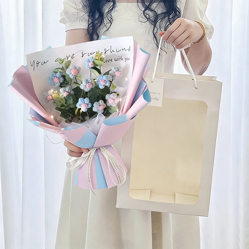 Buquês De Crochê, Buquês De Formatura, Presentes De Crochê Feitos À Mão