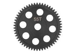 Engranaje Spur De Metal 55t Mod.5 Para Carro Rc, Repuesto Para Losi Mini B Mini T 2158 Mini No Prep Drag Car