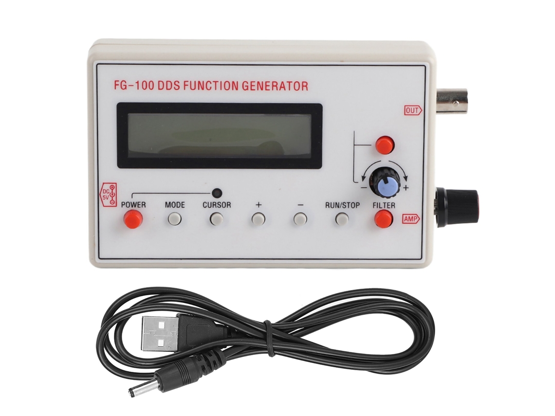 Gerador de Funções DDS FG 100 com Onda Senoidal Quadrada Triangular | S/MARCA