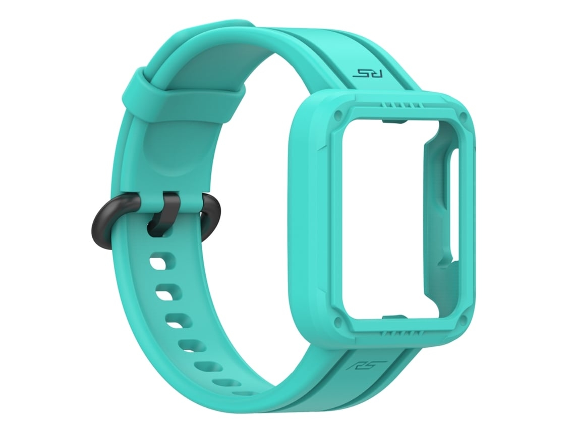 Pulseira, Compatível Com Redmi 1/ Mi Watch Lite/ 2/, De Silicone Integrada, Monocromática, Azul - Petróleo