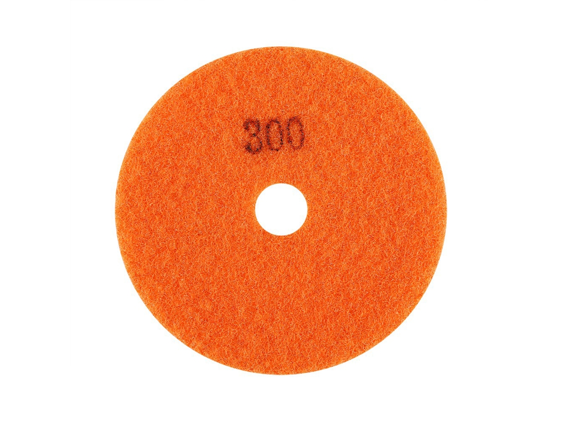 Disco De Esmerilado Y Pulido Diamante Húmedo 100mm 4" Para Granito Mármol Piedra (granularidad 300)