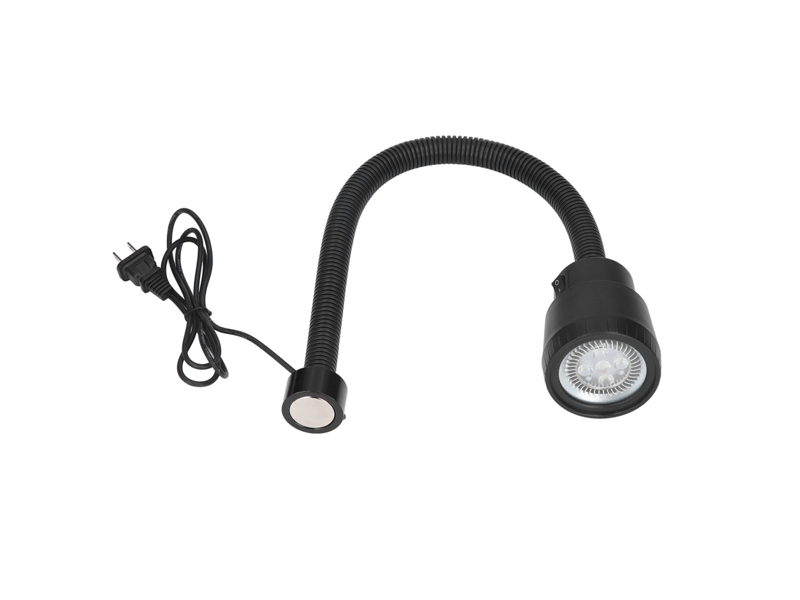 Lâmpada de Ferramenta LED 5w com Mangueiral Flexível e Base Magnética para Bancada de Trabalho Industrial S/MARCA