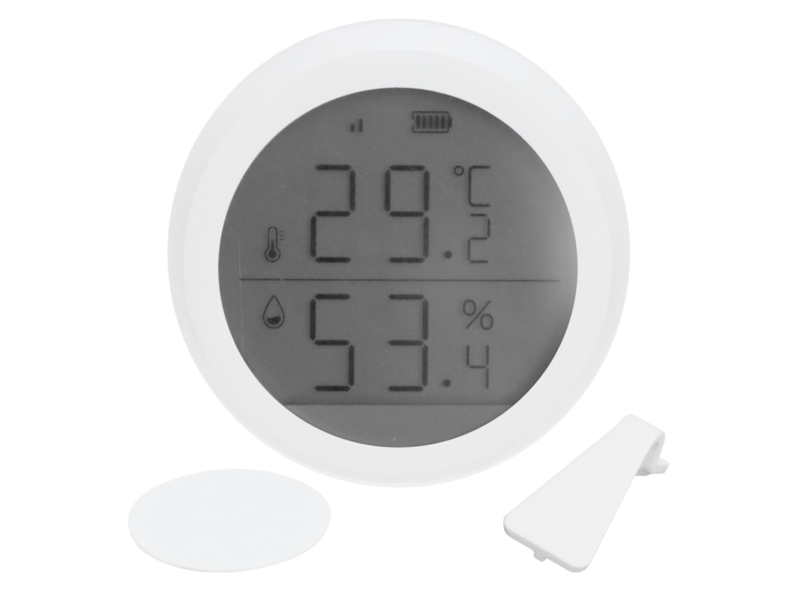 Sensor Zigbee De Temperatura E Umidade Laxiscreed Para Casa Inteligente