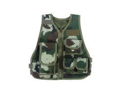 Colete camuflado para crianças para jogos de combate e caça ao ar livre (camuflagem da selva tamanho L) S/MARCA