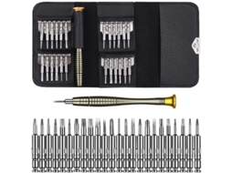 Kit de Parafusos de Precisión 25 em 1 para Laptop, Relógios, Joias, Brinquedos, Óculos e Eletrônicos