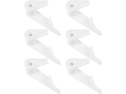 Clips Fixação Lâmpadas Teto Resistentes Abraços Led Para Chandeliers E Luminárias 20pcs Branco