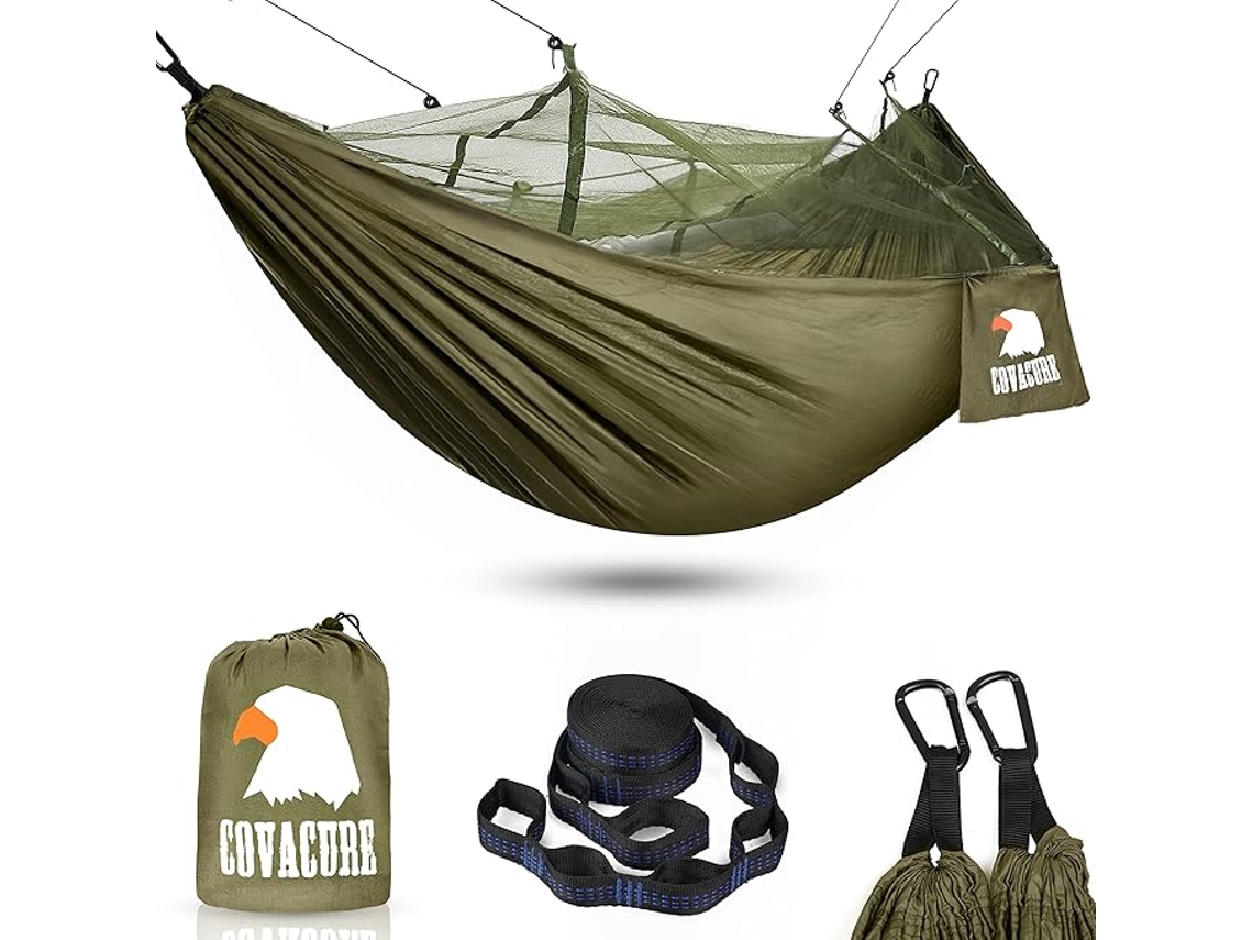 Hammock Hammock Ao Ar Livre com Mosquiteiro 260 X 130 Cm Gadgets de Viagem de Hammock Ultraleve para Caminhadas STELASPLEN