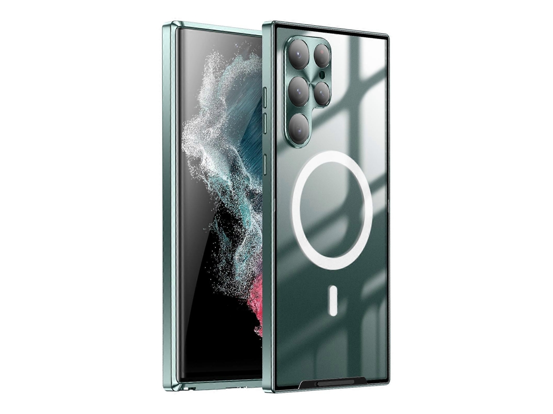 Capa De Celular De Metal Fosco Para Samsung Galaxy S22 Ultra