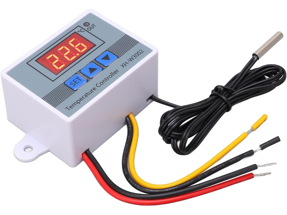 Controlador De Temperatura Digital, Interruptor Termostático Abs, Saída