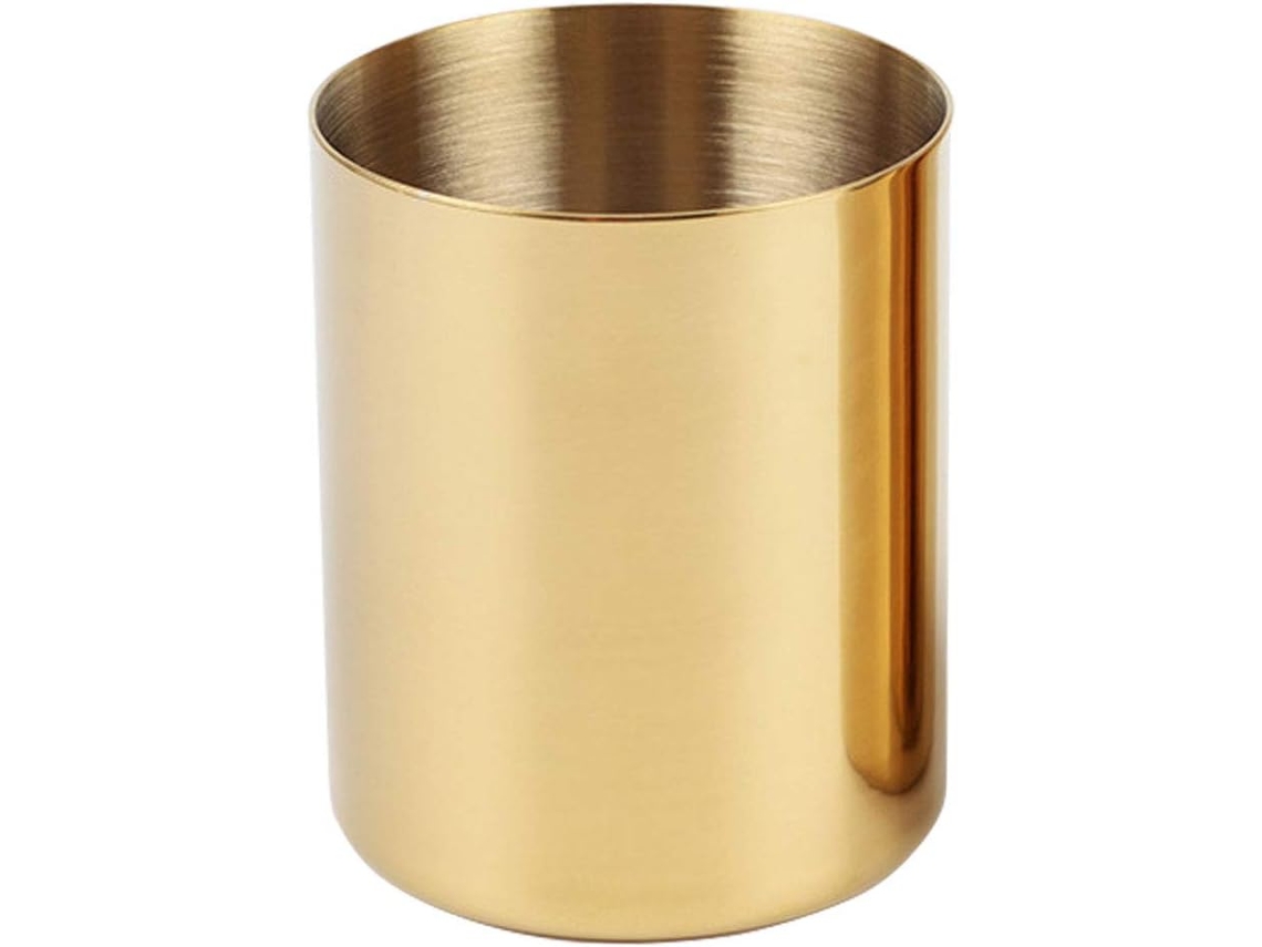 Porta, Canetas, Organizador de Mesa, Dourado BRILVIBERA