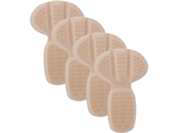 Protetor De Calcanhar Para Sapatos Salto Alto, 2 Pares, Bege