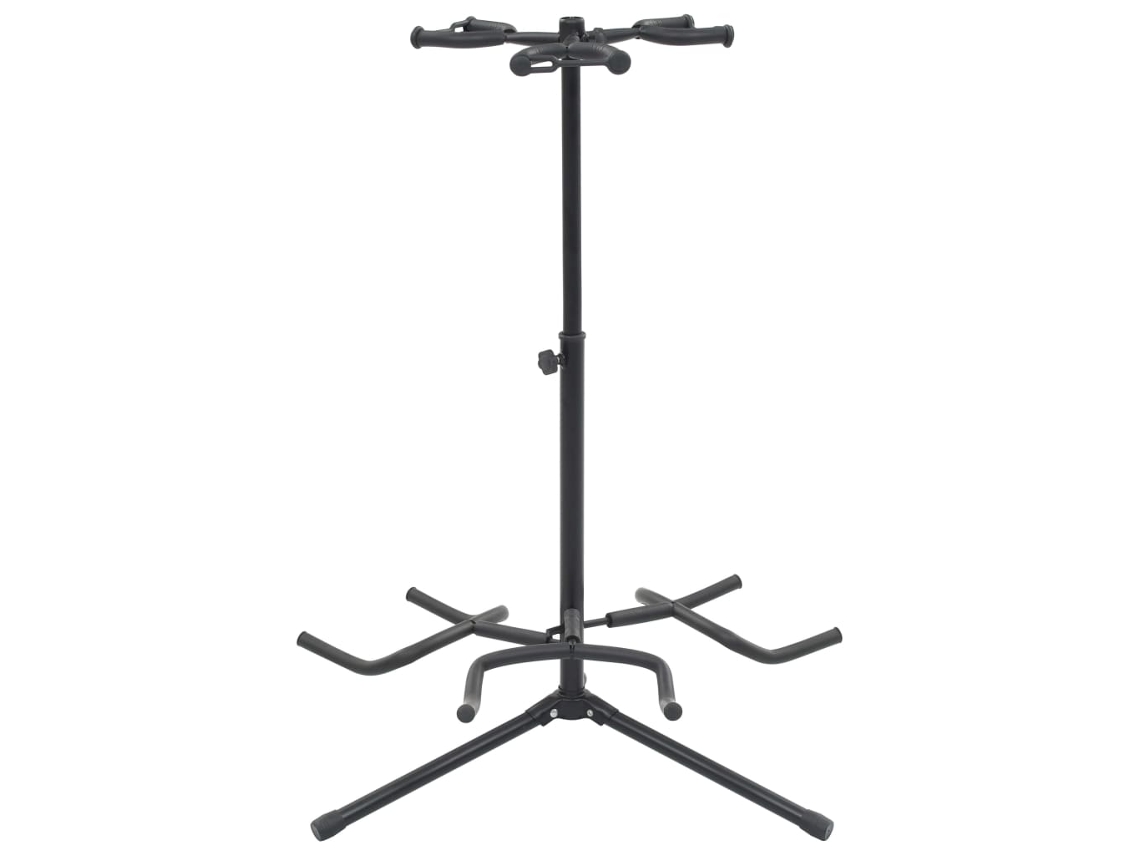 Vidaxl Suporte Para Guitarra Aço Preto