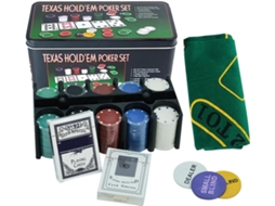 Jogo De Jetons De Poker 200 Peças | Conjunto De Jatos Para Texas Holdem Com Acessórios, Jogo Multif Gokoco