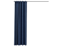 Curtain, Curtains Vidaxl Azul Tecido (n/a)