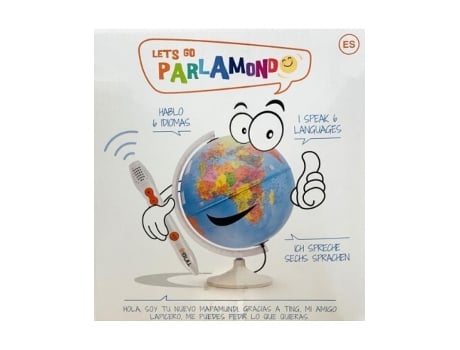 Livro Esfera Parlamondo 30 Cm Interactiva Luminosa Fisico/politico De Desconocido (espanhol)