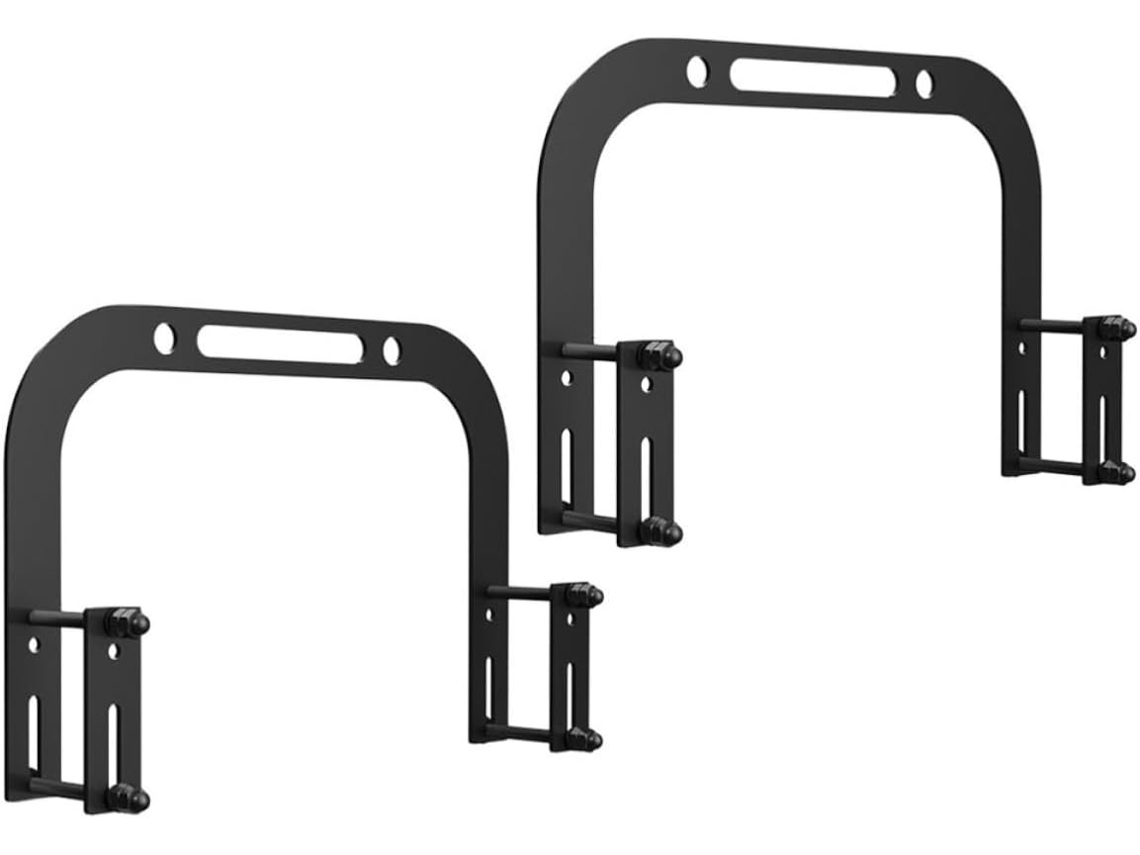 Clipe De Colchão Antiderrapante Em Metal Preto, Fácil De Instalar, 2 Peças Para Suporte E Estabilização Da Estrutura