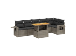 Garden Sofa Set, Garden Sofa Sets Vidaxl Cinzeto Rattan / Vime (n/a)