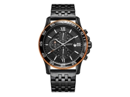 Relógio masculino multifuncional de quartzo Ochstin 7257 com pulseira de aço Hengrongshen.