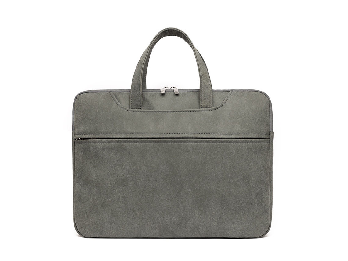 Bolsa Para Laptop De Alta Capacidade (tamanho Grande Cinza Escuro), Com Acabamento Fosco.