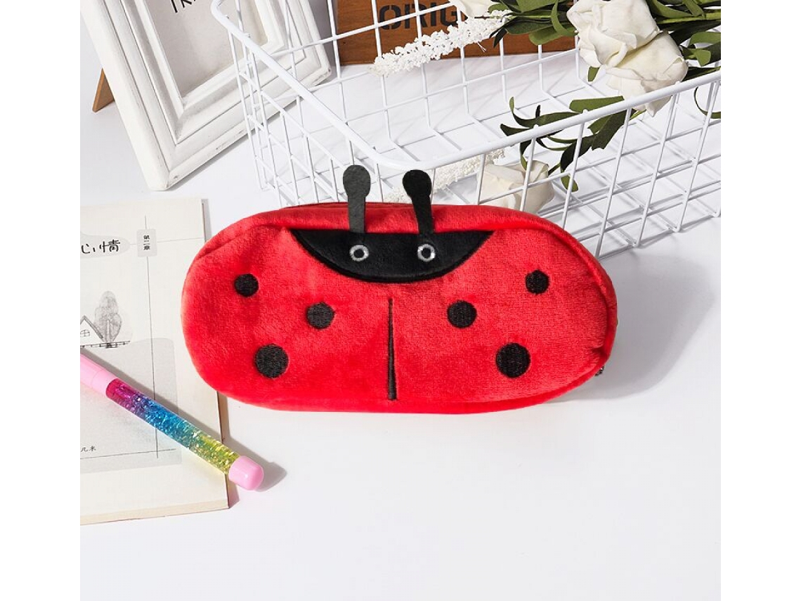 Estojo para Lápis, Pelúcia, Desenho Animado, Estudantes, Infantil AQUAFORGE