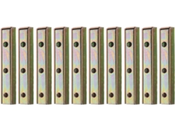 Conector De Metal Para Móveis Amosfun, Conjunto De 10 Peças, Suporte De Fixação Para Sofá E Prateleiras, Compatível Com