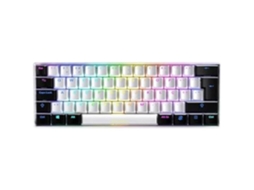 Teclado Sharkoon Sgk50 S4 Wh Kailh Red Pt Branco Usb