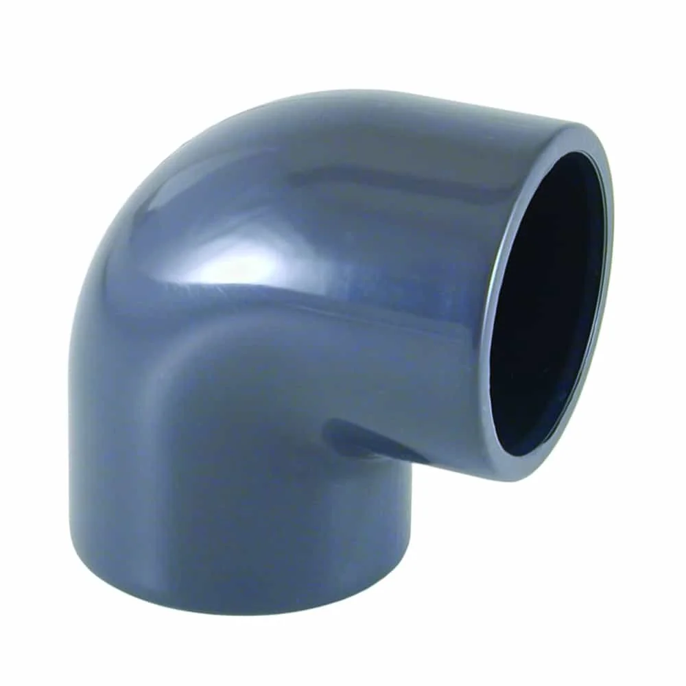 Cotovelo Pvc U 90° 63mm Pn16 Com Conexão Segura E Fácil Processamento Cepex