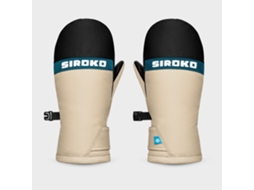 Luvas Sem Dedos De Snowboard E Esqui Criança Terrafrost Bege Preto Siroko