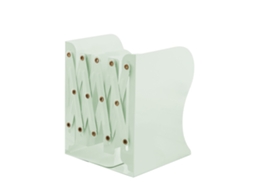 Sujetalibros Retráctiles Flexibles De Gran Tamaño Sin Adhesivo, De Metal, Para Escritorio, Color Verde Claro, Para Estanterías De Oficina