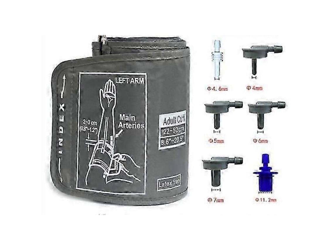 Braçadeira Extragrande para Monitor de Pressão Arterial Omron de 9 a 21 Polegadas . CHARM (22 a 53 Cm)
