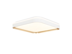 Moderno Quadrado Led Luz de Teto Ouro Branco 44W Regulável com Controle Remoto Lâmpada Do Quarto 40Cm para Sala Estar Cozinha Corredor NETTLIFE