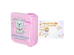 Mini Projetor de Aniversário Portátil Infantil com Luz de Projeção para Uso Doméstico Quadrado 2 CHABERLU