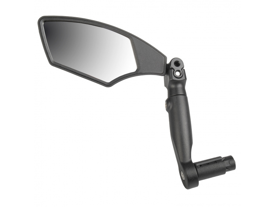 Espelho Left Barend Glass/Fiberglass Black/Silver M-WAVE