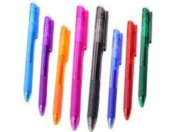Conjunto De 8 Canetas Em Gel Apagáveis, Ideais Para Escola, Escritório