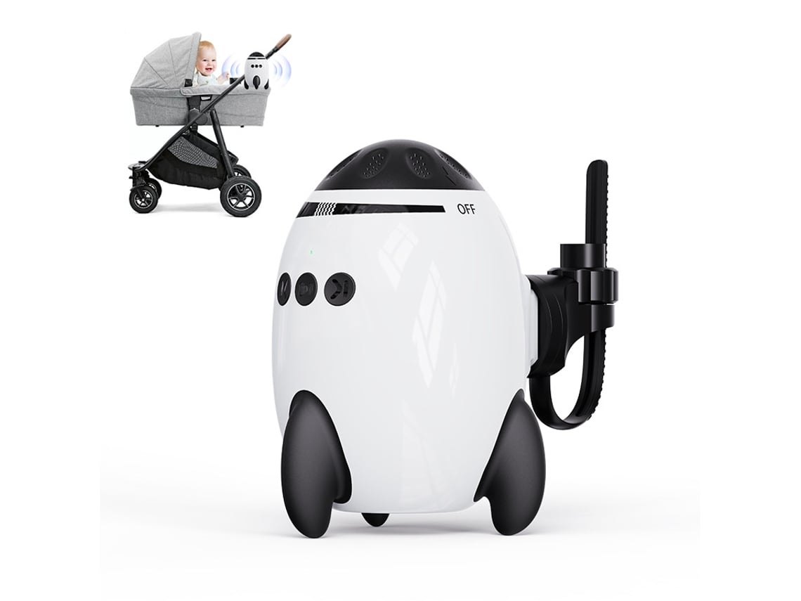 Balançador Automático Para Carrinhos De Bebé Sr10 Forma De Ovo Yuysan – Dispositivo De Acalmar Sono Para Bebés Bateria Integrada De 1200mah