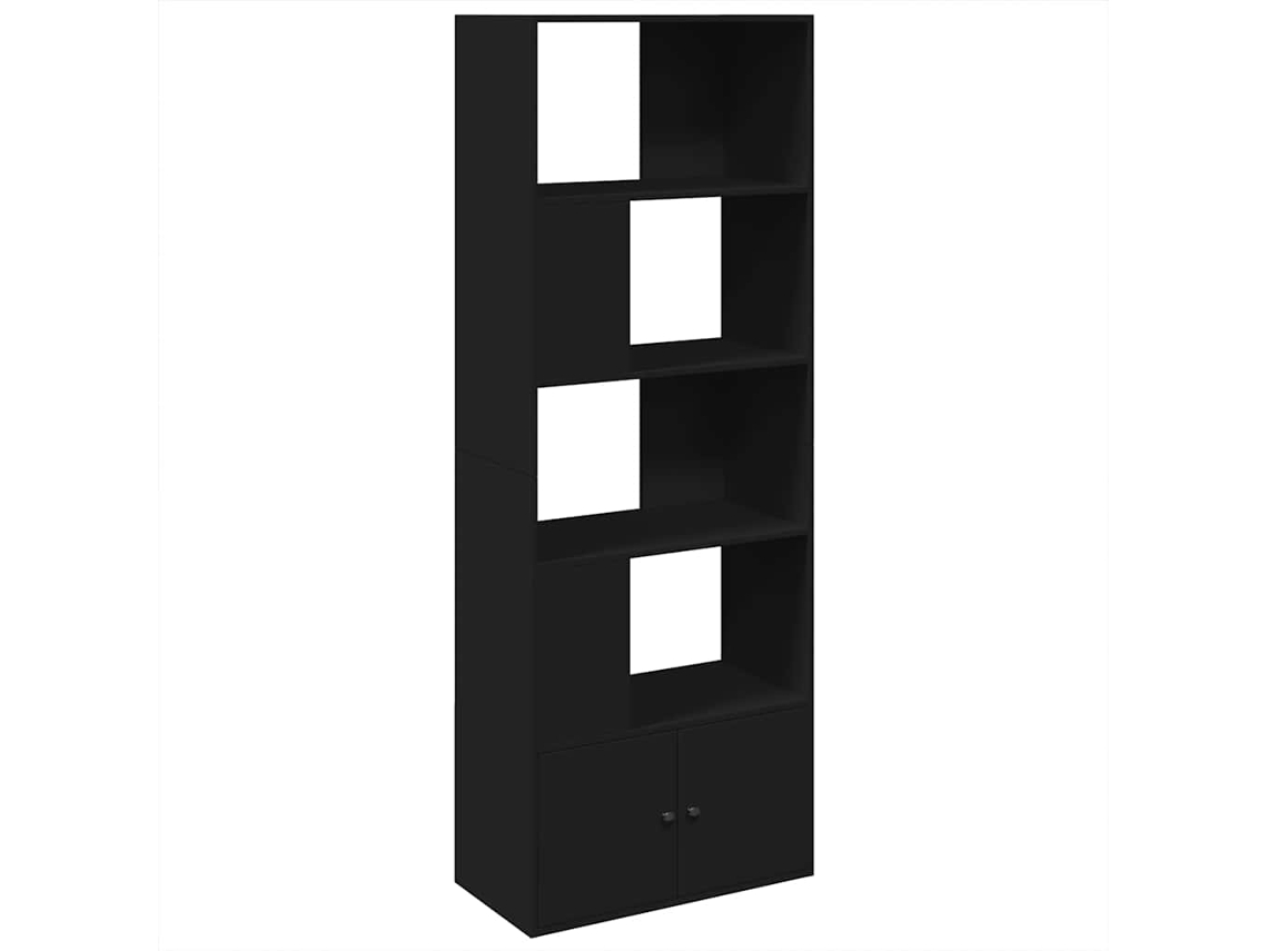 Bookcase, Bookcases Vidaxl Preto Madeira Processada (n/a)