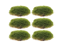 Secfou Kit de 6 Pedras Artificiais com Musgo, Feitas de Espuma e Plástico, para Decoração de Jardim Externo, com Design CHABERLU