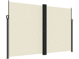 Toldo Lateral Retrátil VIDAXL Cor Creme (220X600 cm)