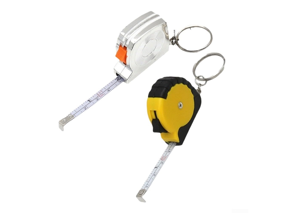 Medidor Ruban Porte-clés Com Regulagem Em Aço Robusto, Compacto E Portátil De 1 M (a)