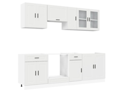 Conjunto de armários de cozinha de 8 peças Porto Branco MAISON EXCLUSIVE