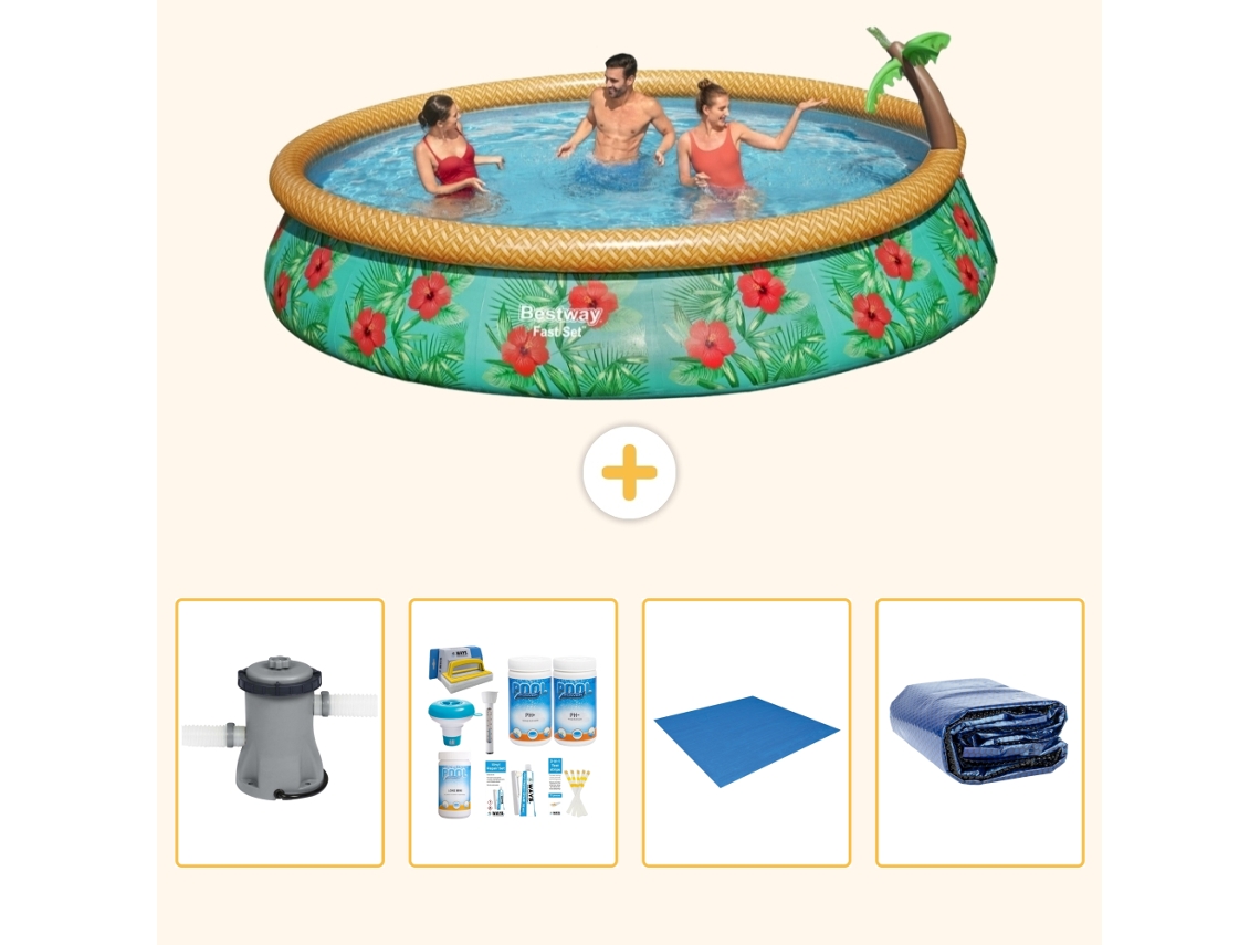 Bestway Piscina Bestway Fast Set Redonda - 457x84 Cm - 5-peças S289