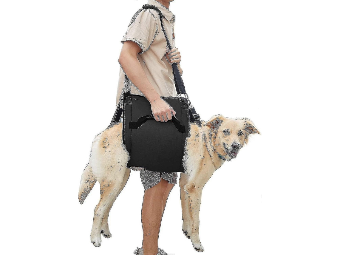Mochila AQUAFORGE para Cães com Abertura para Patas, Preta