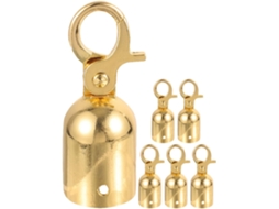 Gancho Corrimão Kichouse Em Liga De Zinco Dourado, Portátil E Durável, Conjunto De 6 Peças Eventos Recepção E