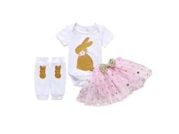 1Pcs Conjunto de Roupas de Páscoa ALLINLESS