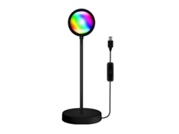 Lâmpada de Projeção Sunset RGB Ajustável 360° | S/MARCA