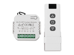 Kit de Controle 2026 Store para persianas roláveis, com interruptor sem fio e controle remoto RF